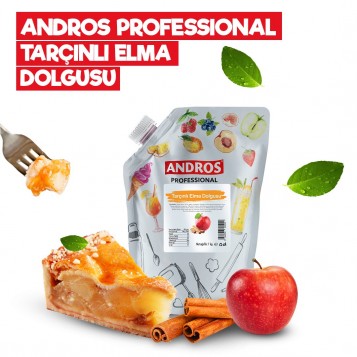 ANDROS FRUIT PROFESSIONAL Tarçınlı Elma Dolgusu 7 Kg X 5 Adet